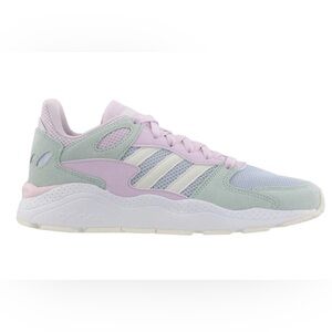 Adidas Cloudfoam Women’s Pastel Mint, Yellow Light Pink Athletic Sneakers